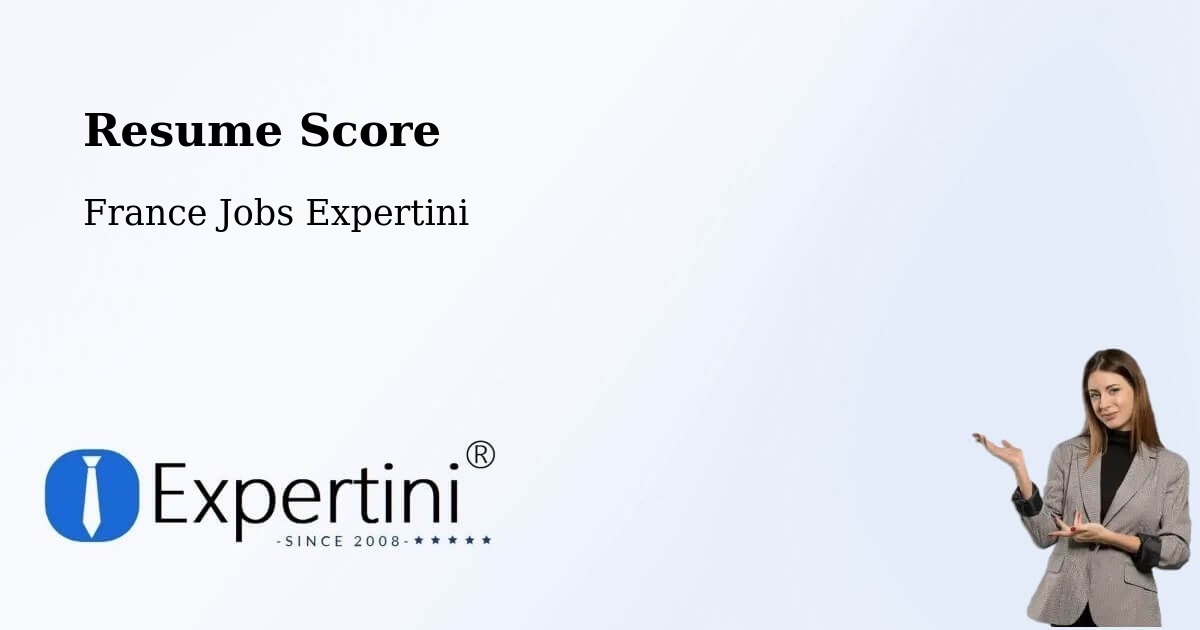 Resume Score & Job Description Match Tool – Orvault - France Jobs Expertini